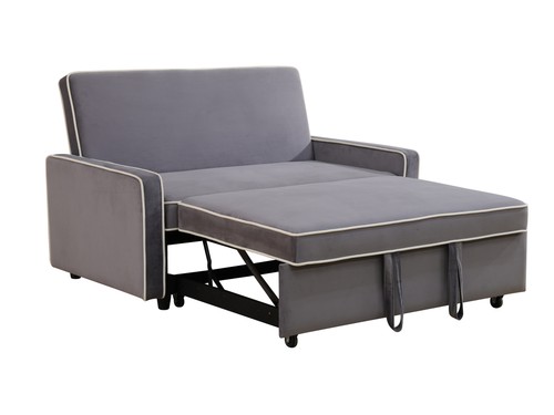 Modern loveseat velvet - velvet, futon