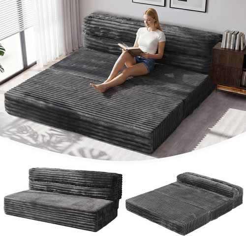 Tri fold futon - futon, sofa